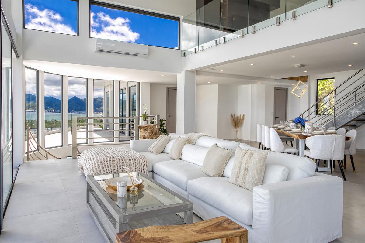 A louer villa 4 chambres Terres Basses Saint Martin_ Salon - 17